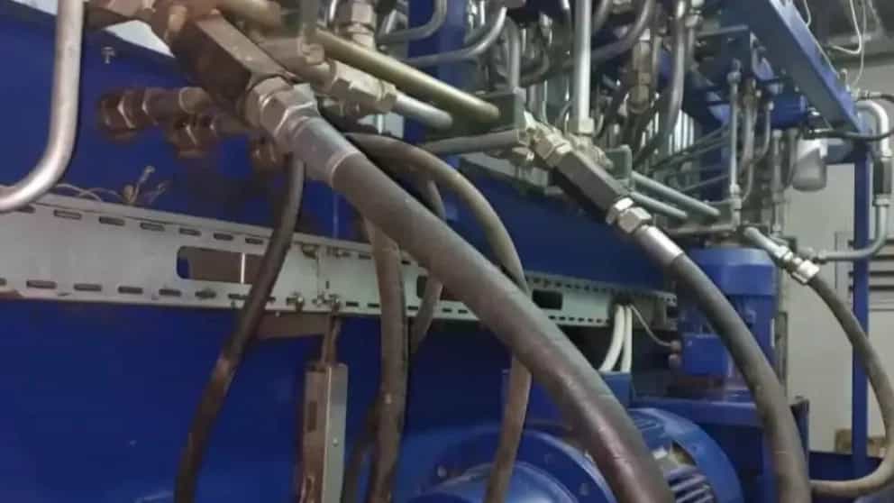 MASA beton parça üretim makinesinin hidrolik sisteminin kurulması